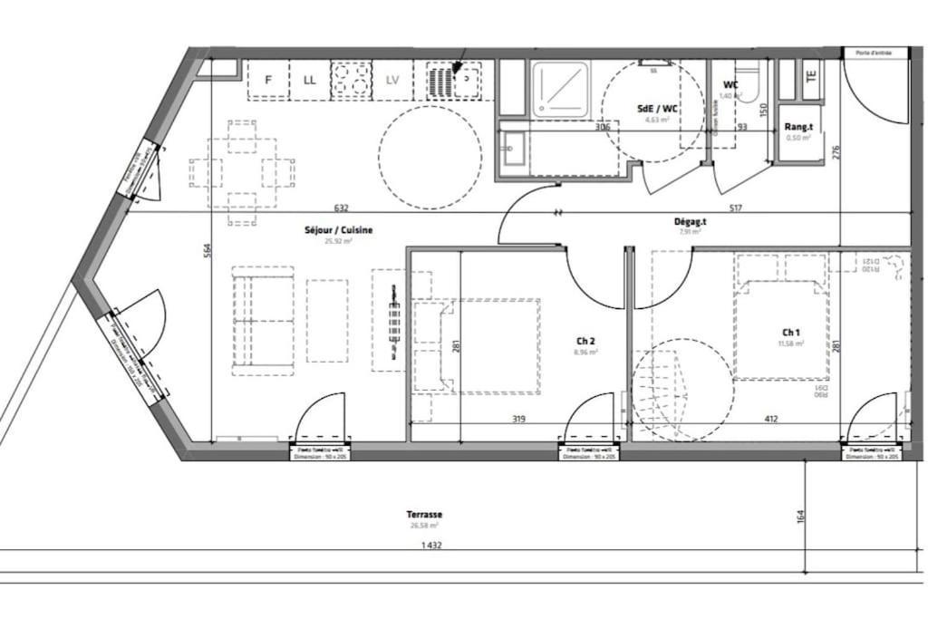 Blue Note -4 Etoiles-Terrasse Vue-2 Parking Apartment Balaruc-les-Bains Exterior photo